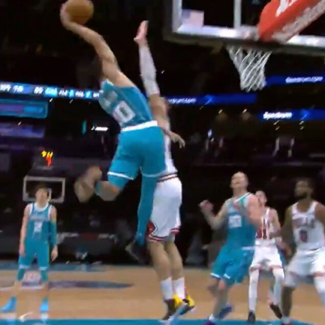 Caleb Martin Nasty Dunk on Bulls Nikola Vucevic (OMG!)